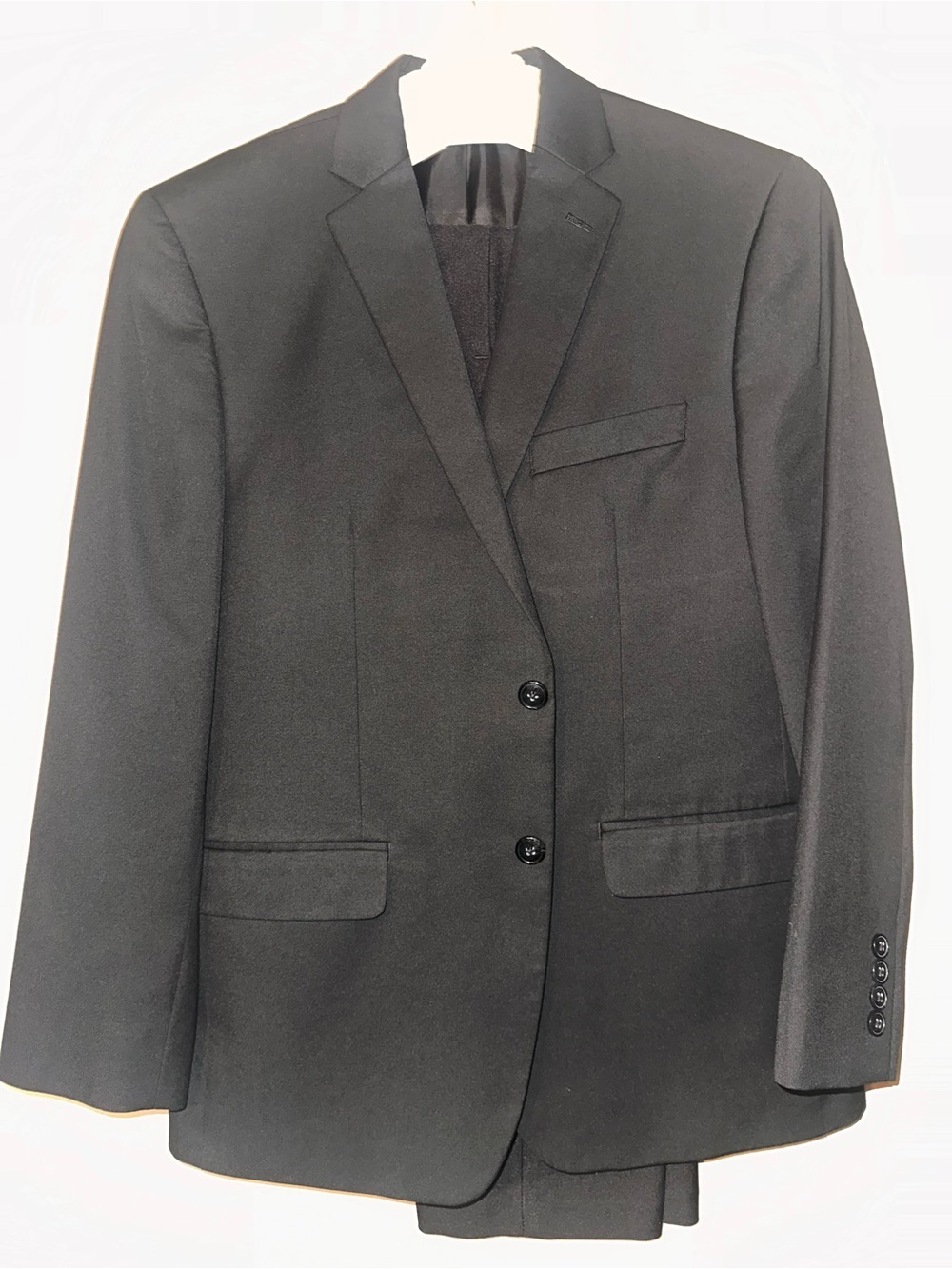 Haggar Black Men's Two-Button Suit Jacket